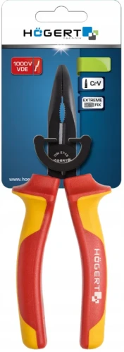szczypce wydłużone wygięte 180mm