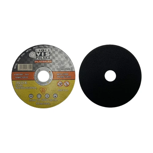 Tarcza do cięcia metalu INOX Inter-Vis IVMIC12510 125x1,0x22,23